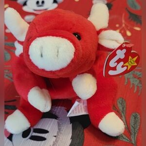 Beanie Babies - Snort The Red Bull